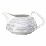 Rosenthal TAC Stripes 2.0 luxury porcelain creamer 0.25 L dark grey
