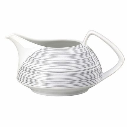 Rosenthal TAC Stripes 2.0 luxury porcelain creamer 0.25 L dark grey