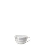 Rosenthal TAC Stripes 2.0 luxury porcelain combi cup 0.30 L dark grey
