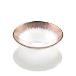 ORIZZONTE BOWL 25CM CLEAR GOLD