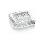 Optica ashtray cm 11x11 clear