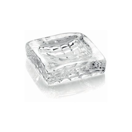 Optica ashtray cm 11x11 clear