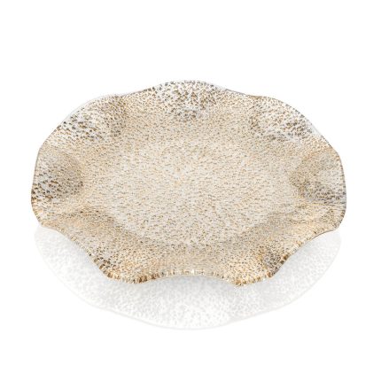 SPECIAL SCALLOPED PLATR 41GOLD