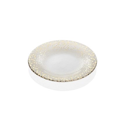 SPARKLING PLATE CM.28 GOLD DEC