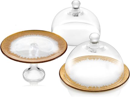 IVV Orizzonte Dome Clear Glass Food Presentation GDuke Caterina Supplier Food Cover Dome