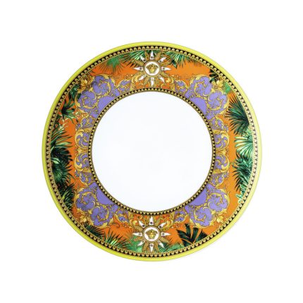 Versace Jungle Animalier plate 28 cm luxury porcelain multicolor dinnerware