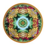 Versace Jungle Animalier 33 cm luxury porcelain service plate multicolor showplate