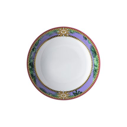 Versace Jungle Animalier deep plate 22 cm luxury porcelain multicolor design