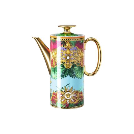 Luxury Versace Jungle Animalier coffee pot 1.2L in multicolor porcelain