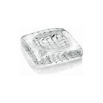 Optica ashtray cm 15x15 clear