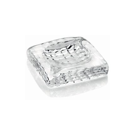Optica ashtray cm 15x15 clear