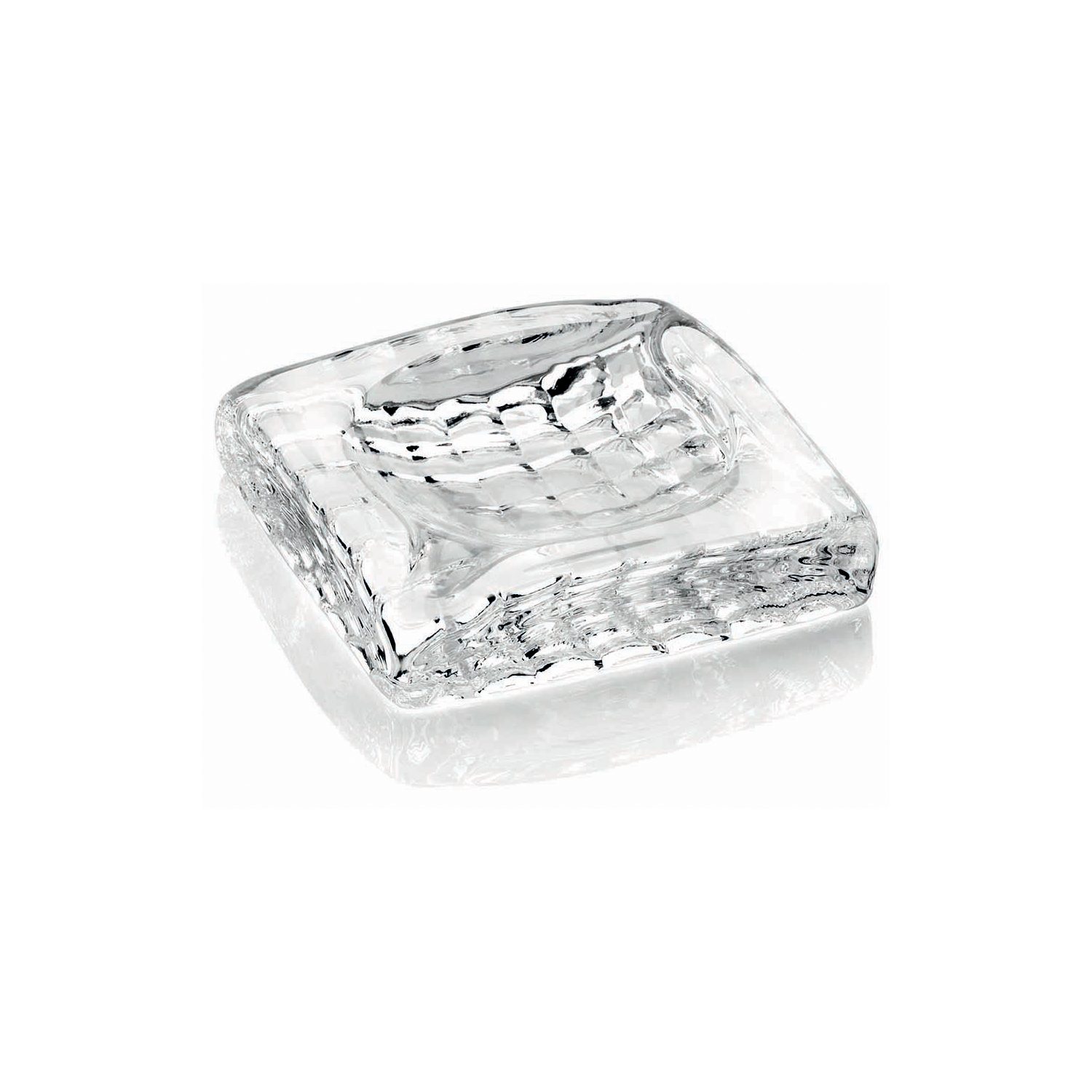 Optica ashtray cm 15x15 clear - Image 1