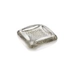 IVV Divina 18x18 CM Luxury Beige Glass Ashtray – Made in Italy
