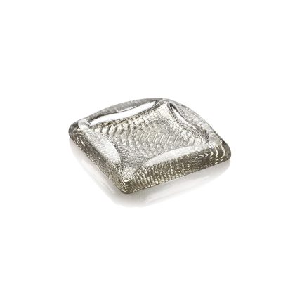 IVV Divina 18x18 CM Luxury Beige Glass Ashtray – Made in Italy