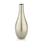 Bombay Vase 55 cm IVV luxury platinum mouth‑blown glass