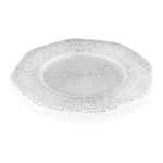 Diamanté transparent glass underplate Ø 34 cm luxury charger plate by IVV
