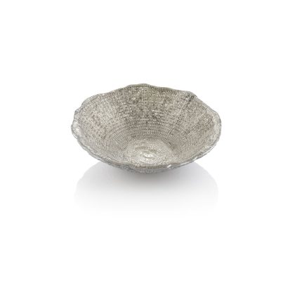 IVV Diamante Individual Bowl Beige & Chrome
