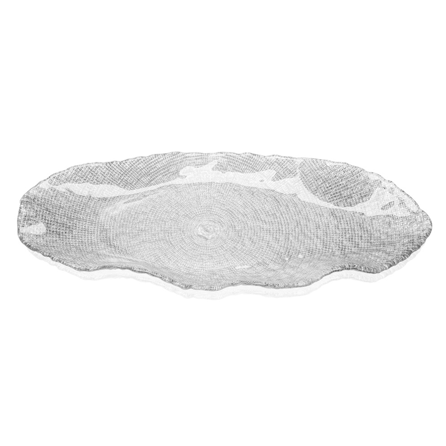 FOLIES OVAL TRAY 52X22.5 CLEAR - Image 1