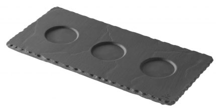 BASALT TRAY W/IND 25X12CM Matt - Image 3
