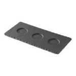 BASALT TRAY W/IND 25X12CM Matt