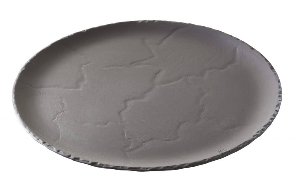 641316 BASALT ROUND PLATE 28.5CM Matt - Image 1