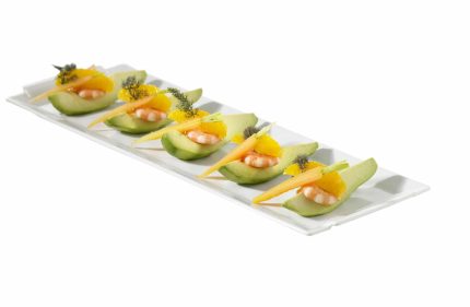 BOMBAY RECT.TRAY 43X15CM White - Image 2