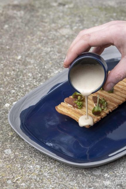 NO.W RECTANGUL PLATE 33CM blue - Image 3