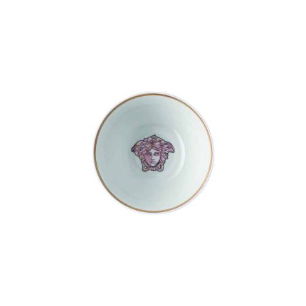Versace Medusa Amplified Pink Coin Soup Bowl 15 cm - Image 3
