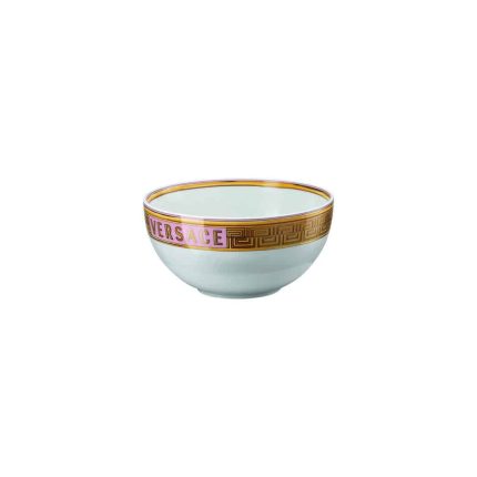 Versace Medusa Amplified Pink Coin Soup Bowl 15 cm - Image 2