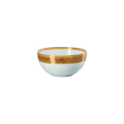 Versace Medusa Amplified Orange Coin Soup Bowl 6 inch, 28 oz - Image 4