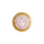Versace Medusa Amplified Pink Coin Plate 17 cm – Luxury Porcelain Bread Plate