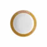 Luxury Pink Coin Deep Plate 22cm – Versace Medusa Amplified Porcelain