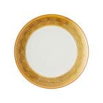 Versace Medusa Amplified Orange Coin 11-Inch Dinner Plate – Luxury Porcelain