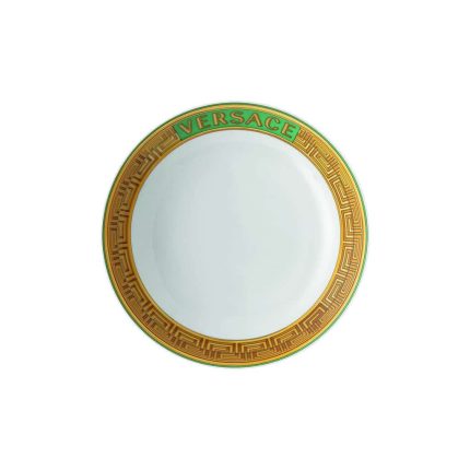 Versace Medusa Amplified Green Coin Deep Plate – 22 cm - Image 4