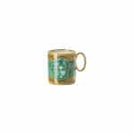 Versace Medusa Amplified Mug with Handle – Green Coin – Luxury Porcelain 0.3L