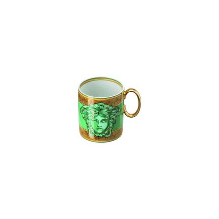 Versace Medusa Amplified Green Coin Mug with Handle 0.3L - Image 3