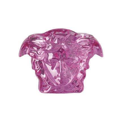 Versace Medusa Grande Pink Vase 19 cm Luxury Crystal Decor - Image 3