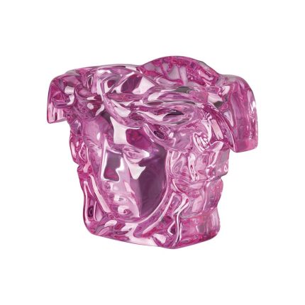 Versace Medusa Grande Pink Vase 19 cm Luxury Crystal Decor - Image 2