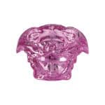 Versace Medusa Grande Pink Crystal Vase – 19 cm Luxury Home Decor