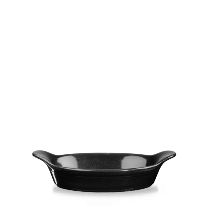 OYNX BLACK S ROUND DISH15*18cm