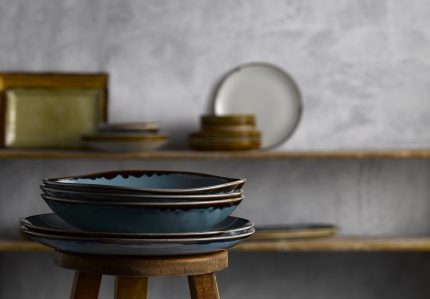 HARVEST BLUE ROUND BOWL 25.3cm - Image 3