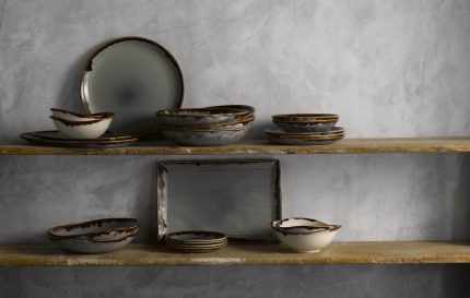 HARVEST GREY OBLON 35.5x18.9cm - Image 2