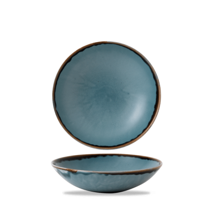 HARVEST BLUE  COUPE BOWL 18.2