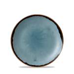 HARVEST BLUE  COUPE PLATE 16.5