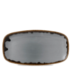 HARVEST GREY OBLON 35.5x18.9cm