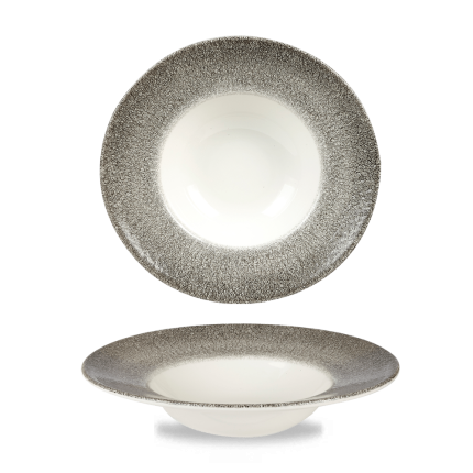 RAKU TOPAZ BLUE WIDE BOWL26Cm