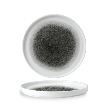 QUARTZ BLACK  PLATE 26cm WALL