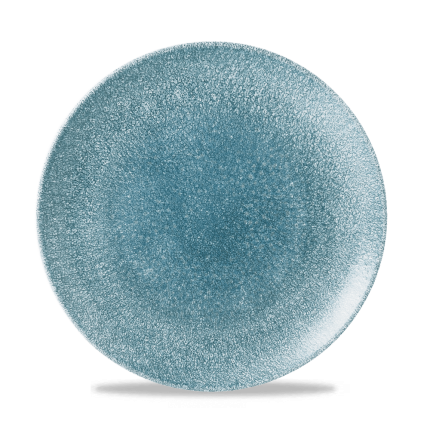 RAKU TOPAZ BLUE EVOLVE PLATE26