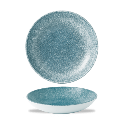 RAKU TOPAZ BLUE BOWL 24.8cm