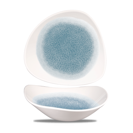 RAKU TOPAZ BLUE  BOWL 23.5CM